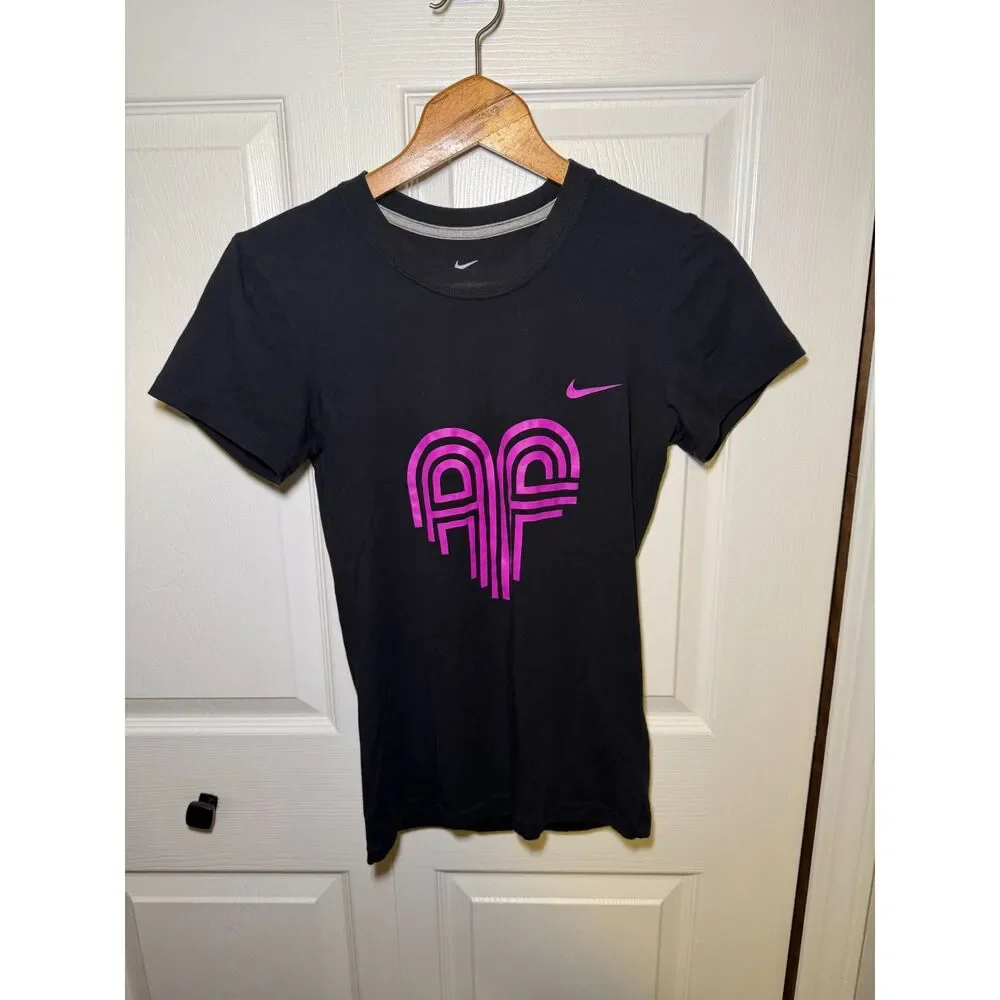Nike Dri-FIT Women's Black AF Graphic Athletic T-Shirt XS